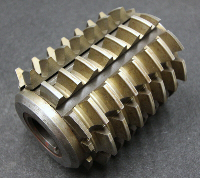 SAAZOR Stollenwälzfräser involute spline hob m= 6,5mm BP III Ø130x180xØ40mm 20°