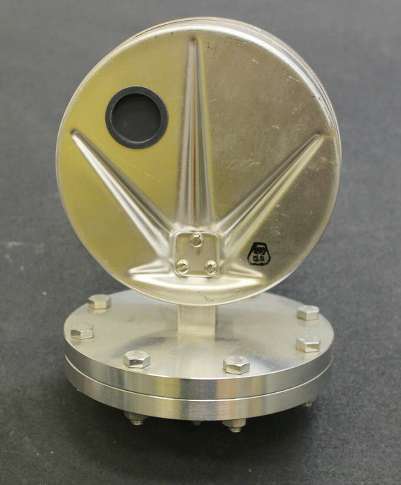 VDO Plattenfeder-Manometer 2332.064.001 - 0-160mbar - Kl. 1,6 - Edelstahl 1.4571