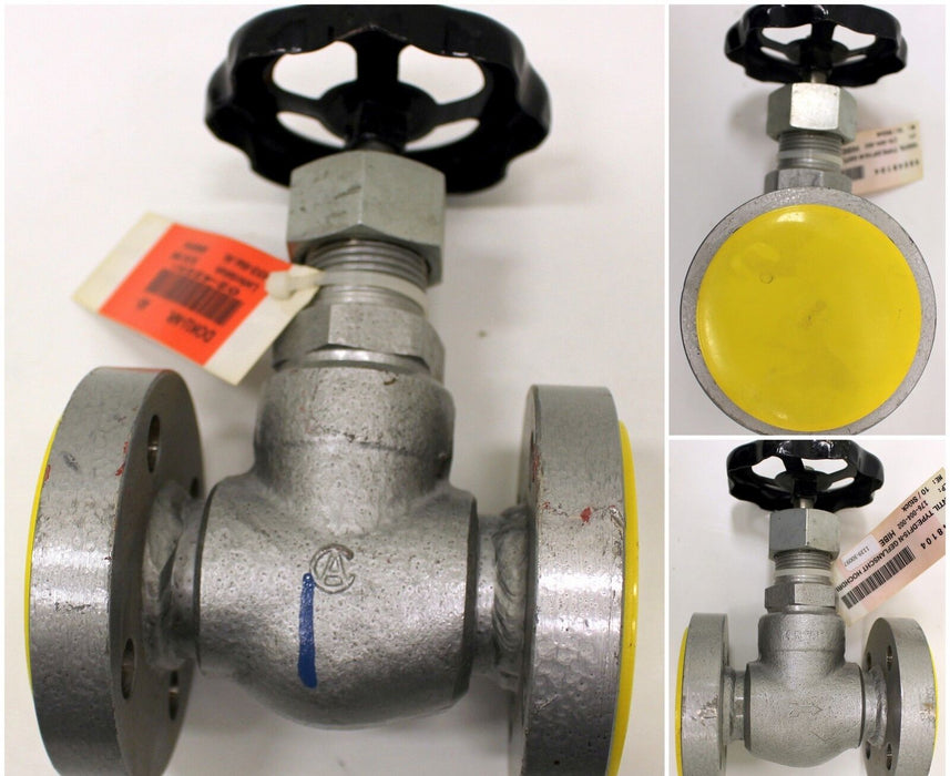 Hochdruckventil DF15-N - DIN Flansche PN100 - Gehäuse-Werkstoff: 1.4571