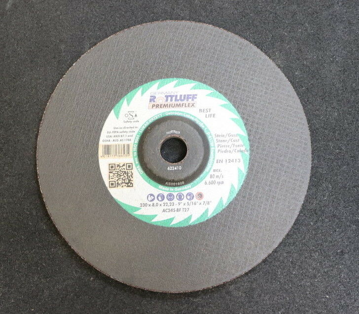 LUKAS oder ROTTLUFF 4 Stück Profi Schruppscheiben AC24S-BF27 Stein+Stahlguss