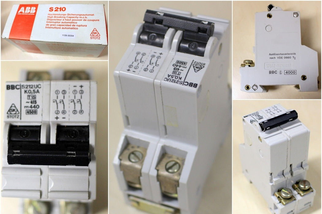 ABB STOTZ Sicherungsautomat S212UC K0,5A -
