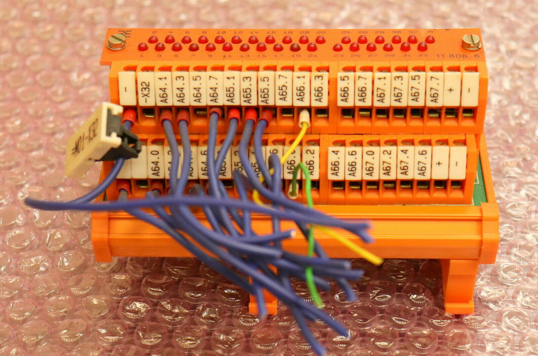 WEIDMÜLLER Klemmhalter mit 34 Anschlüssen 34-Pin mit Leuchtdioden