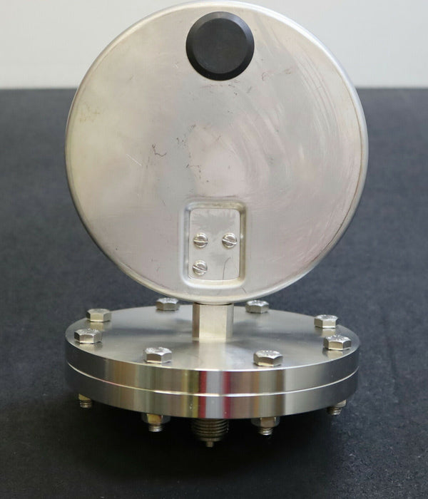 NATHE Plattenfeder-Manometer -10…+15mbar Kl. 1,6 Edelstahl - Anschluss G1/2"