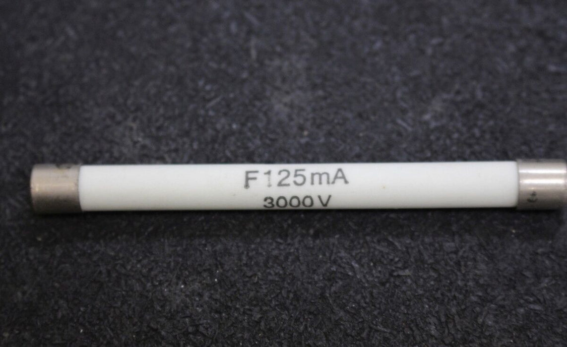 SIBA G-Sicherungseinsatz 8x85mm - F - 0,125A - 3000V - 4 Stück