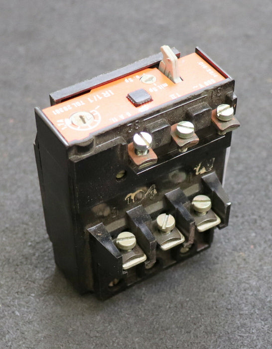 ESGO Thermisches Überstromrelais IR 1/1 1-1,7A 660VAC - gebraucht