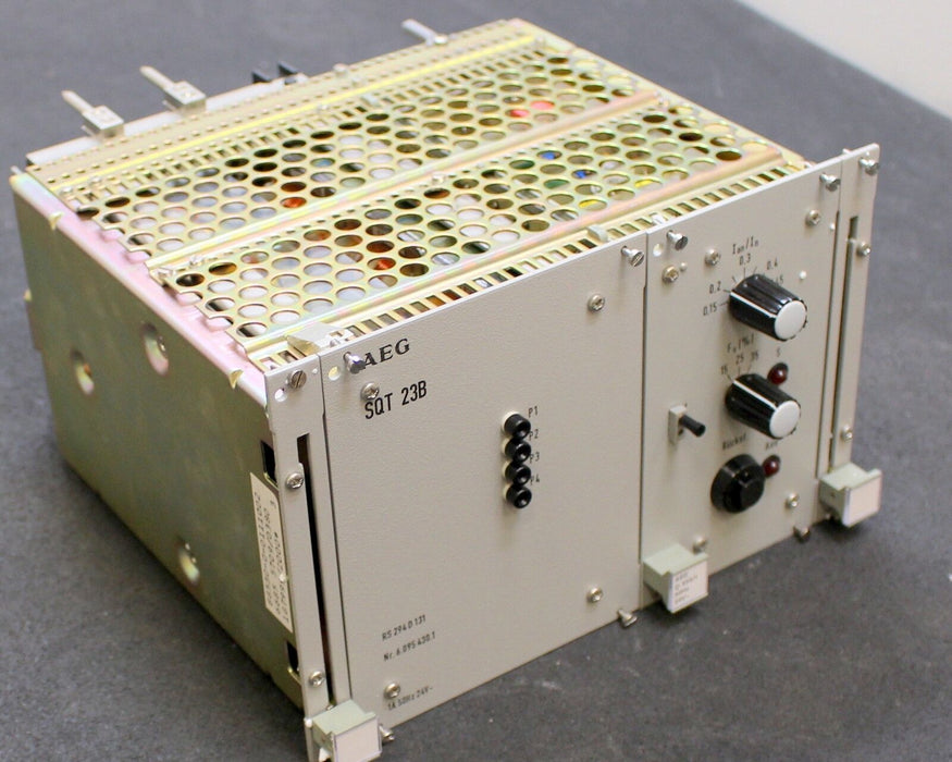 AEG Transformator Differentialschutzeinrichtung SQT 23B in INTERMAS Kassette C40