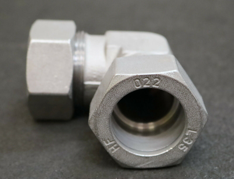 ERMETO / PAV Winkelverschraubung mit Dichtkegel W 35-ZL AußenØ 35mm beidseitig