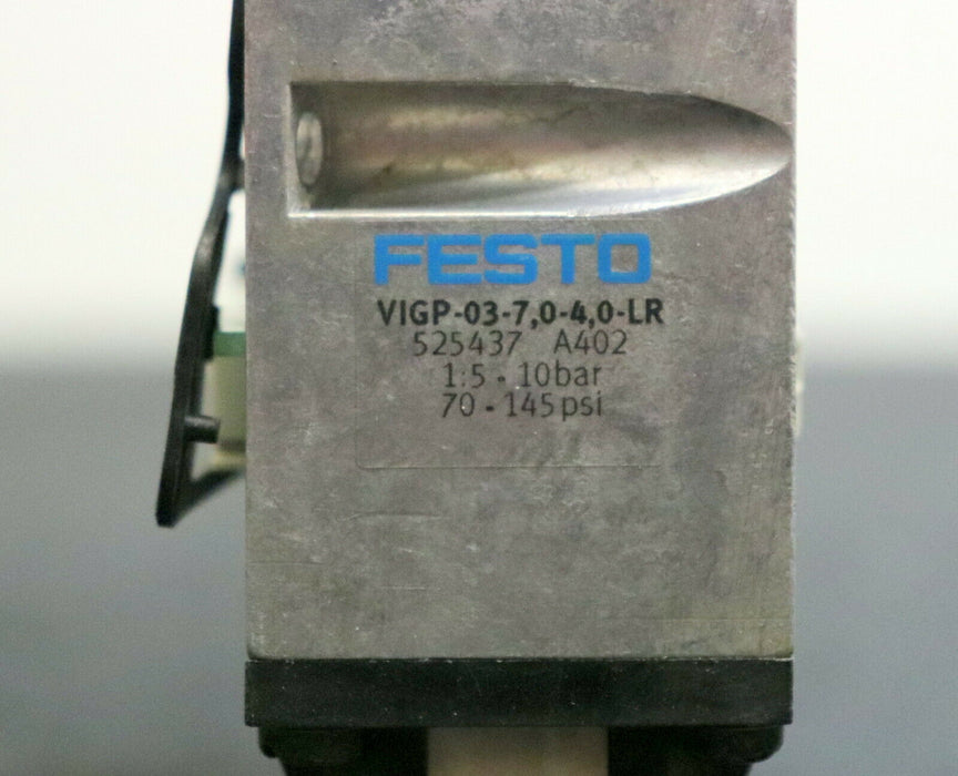 FESTO Adapterplatte VIGP-03-7,0-4,0-LR Nr. 525437 A402 I: 5-10bar / 70-145psi
