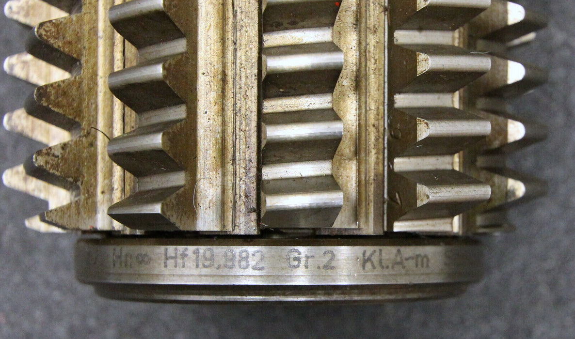 KLINGELNBERG Stollenwälzfräser involute spline hob m=3,175mm BP II DIN3972 20°