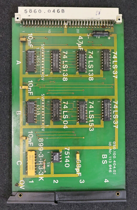 HECKLER & KOCH / BWO Platine für CNC 783/784 APZ 113355 Platine 050.100.404.02