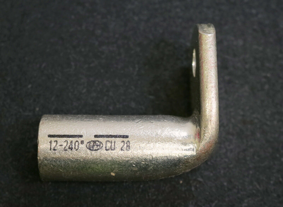 Rohrkabelschuh 90° 18-240mm² M12 CU28 unbenutzt