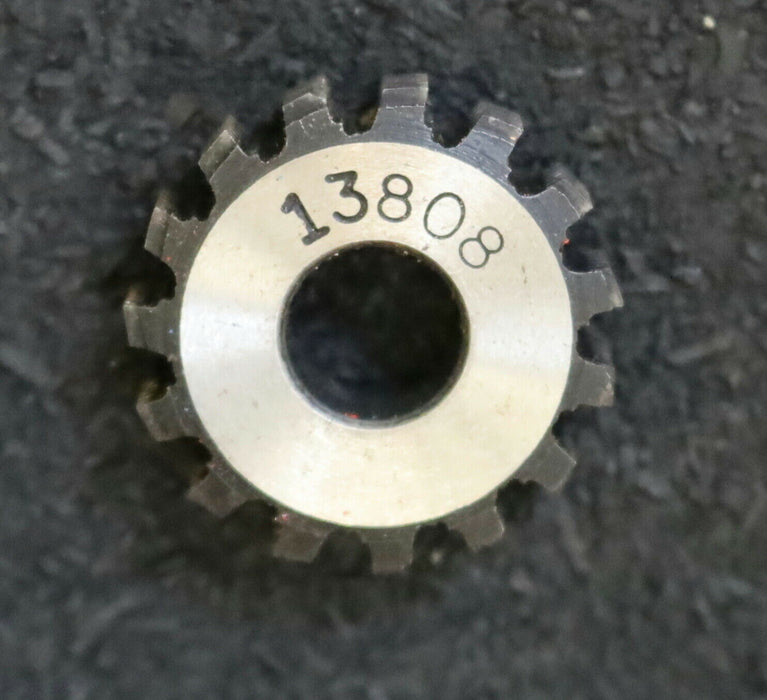 MIKRON Wälzfräser No. 13808 - Ø23x7xØ8mm 1gg. Rechts 15 Spanuten