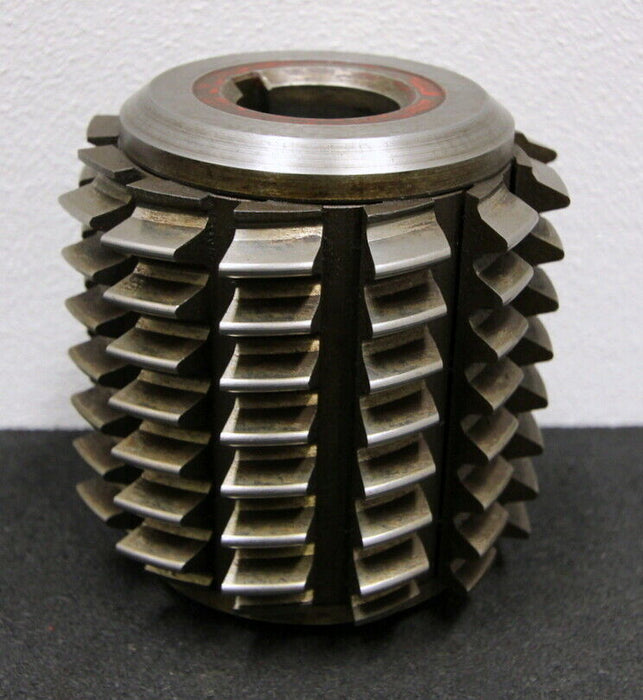 SAAZOR Stollenwälzfräser involute spline hob m = 3,5mm 19°55´ EGW Ø100x100xØ32mm