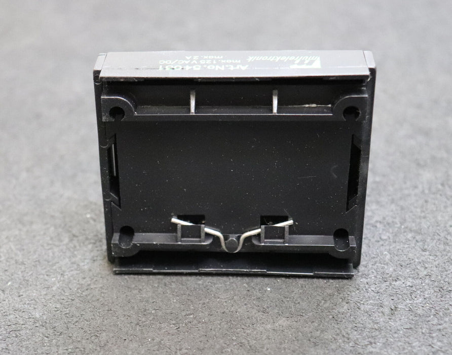 MURR ELEKTRONIK SV-SUB D 15St.-KL Übergabebaustein Art.No. 54031 15 Buchsen