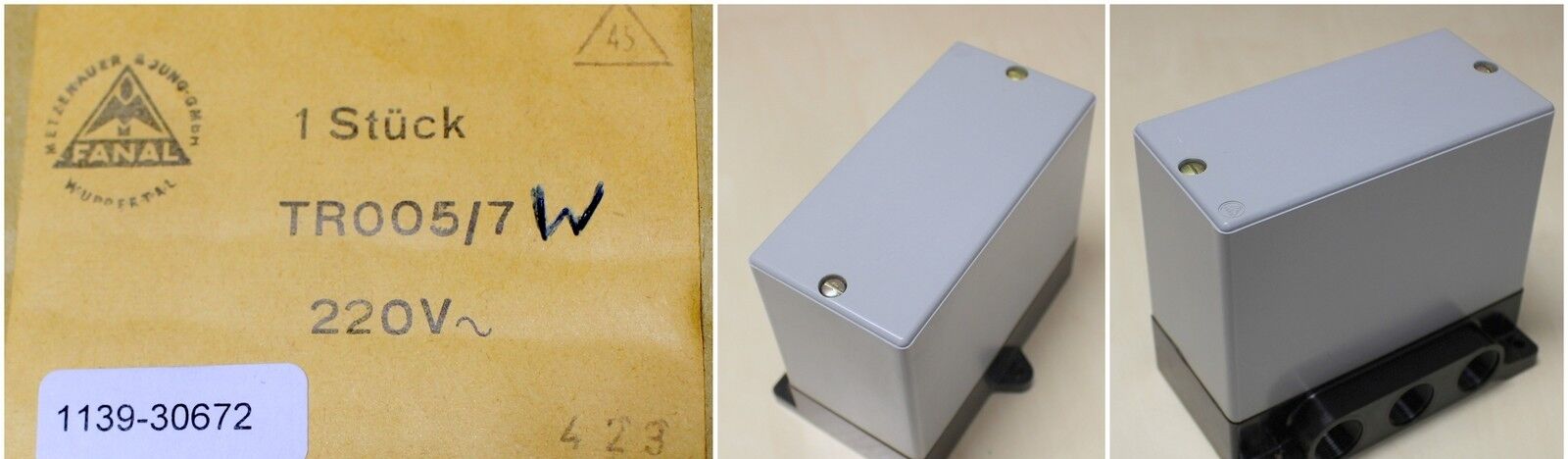 FANAL Grenzkontaktrelais TR005/7W 220VAC