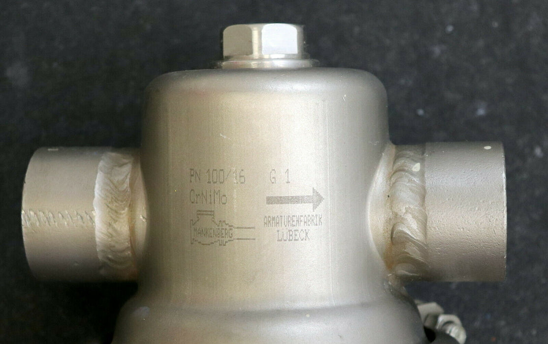 MANKENBERG Edelstahl-Druckminderventil pressure reducer Type DM 662 PN100/16