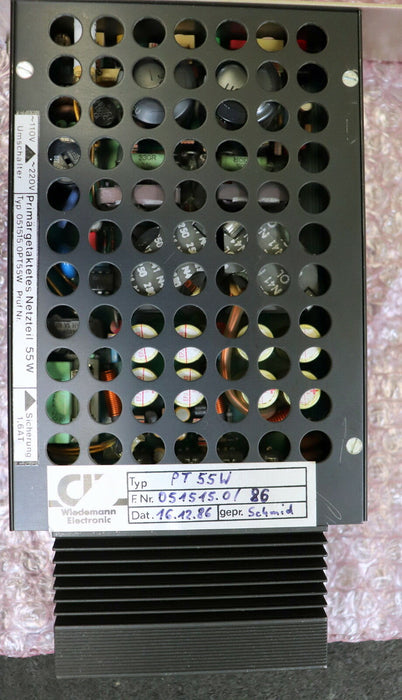 PFAUTER WIEDEMANN Netzteil 2 070 018 0 für Wälzmodul Wiedemann Nr. 051515.0