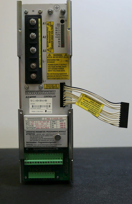 INDRAMAT Servocontroller TDM 2.1-030-300-W1-000 mit MOD 5/1x026-065 Nr. 236235