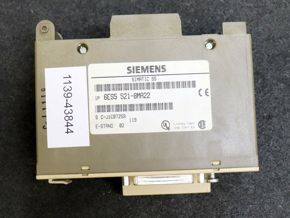 SIEMENS SIMATIC S5 Serial Interface CP 521 SI 6ES5521-8MA22 gebraucht