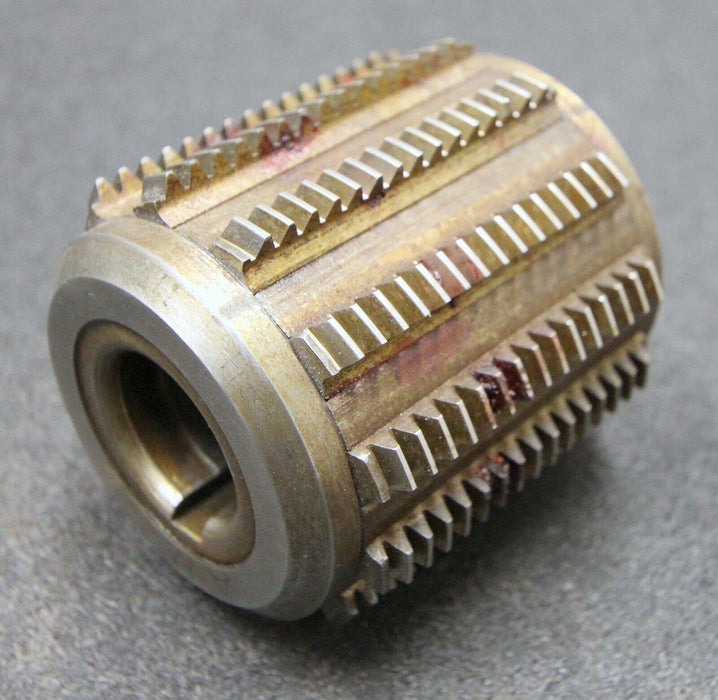 SAAZOR Stollenwälzfräser involute spline hob m= 1,25mm BP II Ø75x80xØ27mm LKN