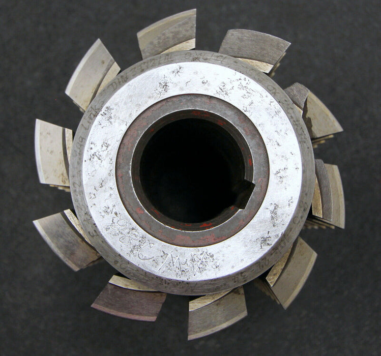 SAAZOR Stollenwälzfräser involute spline hob m= 6,5mm BP III Ø130x180xØ40mm 20°