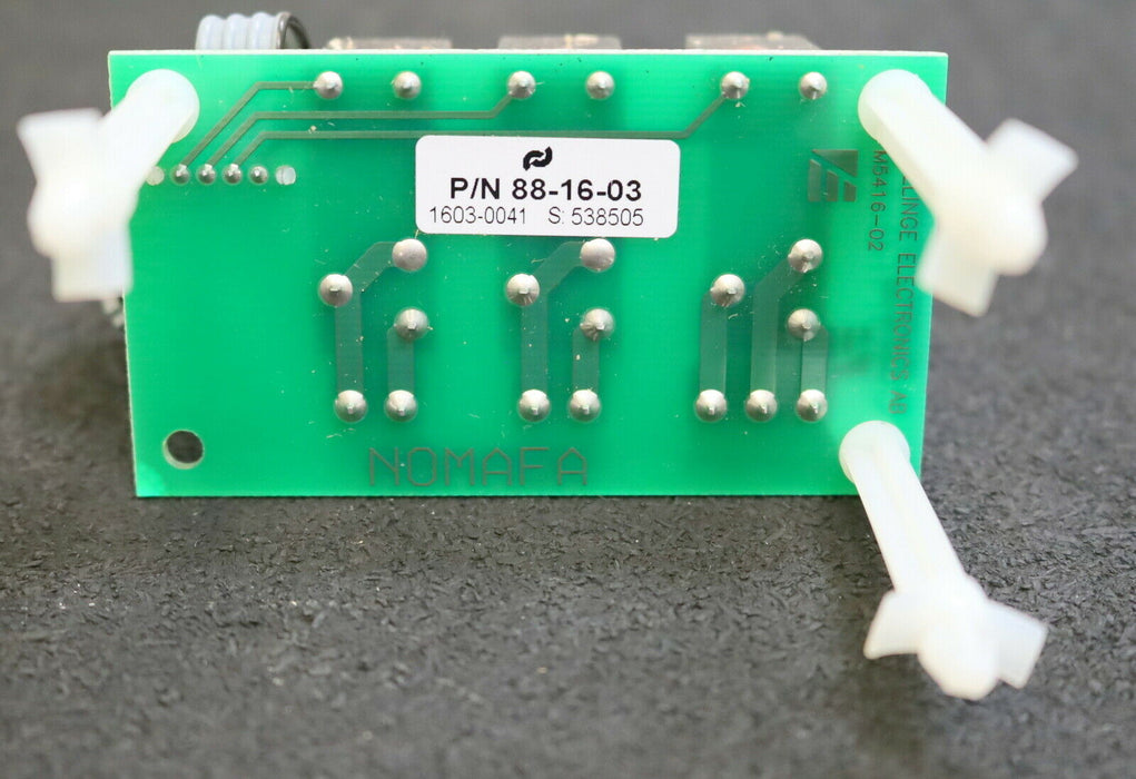 ALBANY / NOMAFA Relaisbaustein zu Torsteuerung ACS 70 P/N 88-16-03 mit Platine