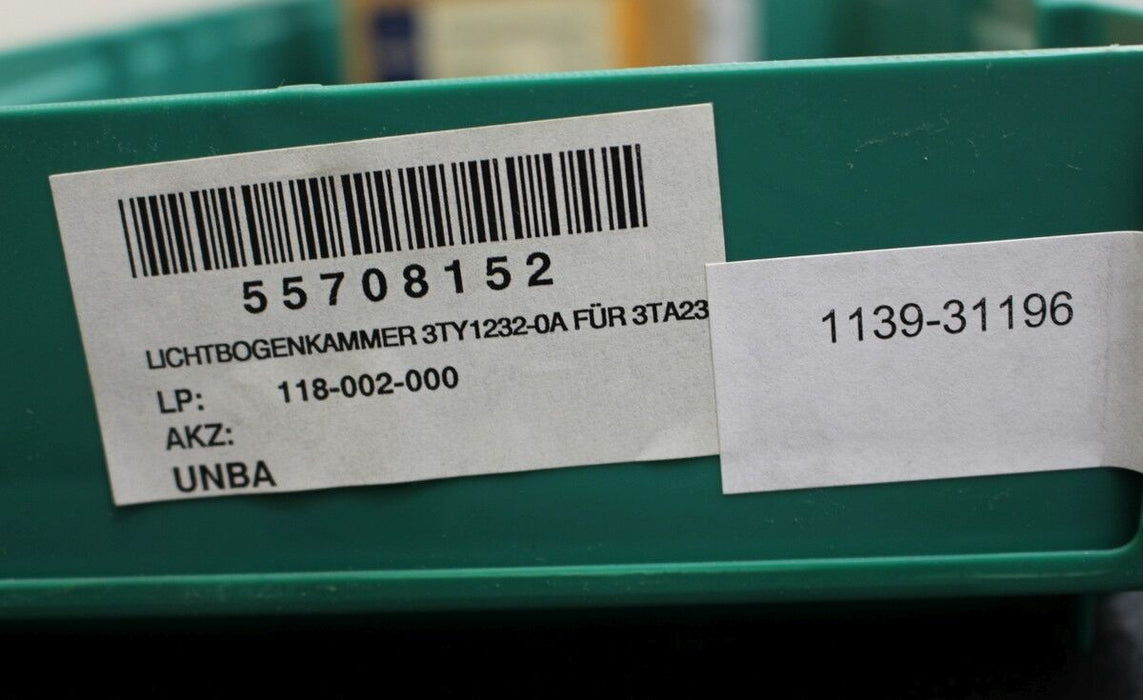 SIEMENS Lichtbogenkammer 3TY1232-0A - für Schütz 3TA23