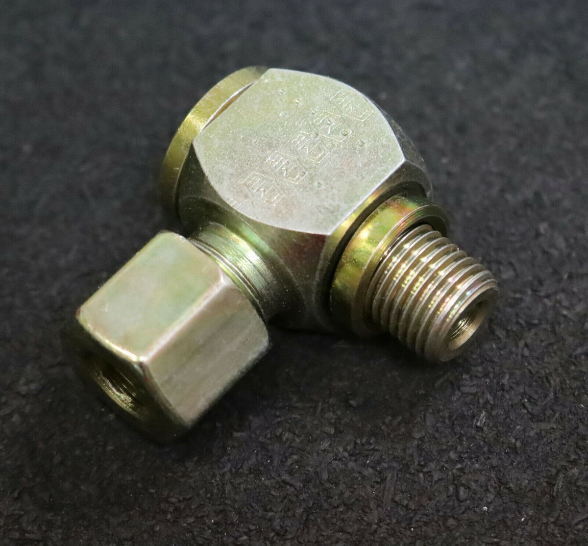 Produktbild von Winkel-Schwenkverschraubung 10 L – G 1/4″ – 90° Einschraubverschraubung, Stahl Verzinkt, Leichte Baureihe, Für Rohrleitungssysteme