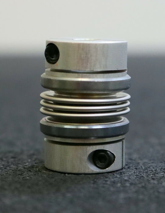 MÄDLER Metall-Balgkupplung MBK Baureihe B kurze Ausführung für Ø 8mm beidseitig