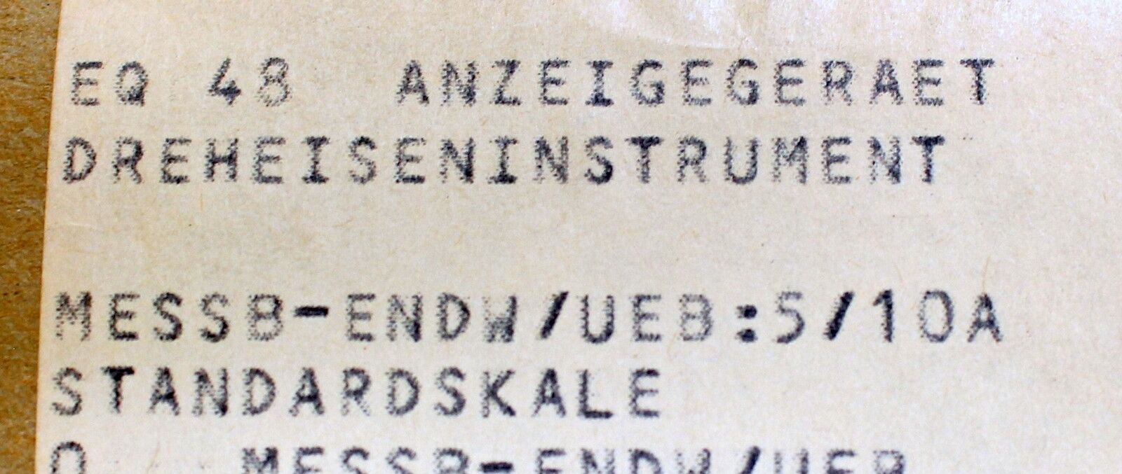 BBC Dreheiseninstrument EQ48 - 5-10A - 1 Stück