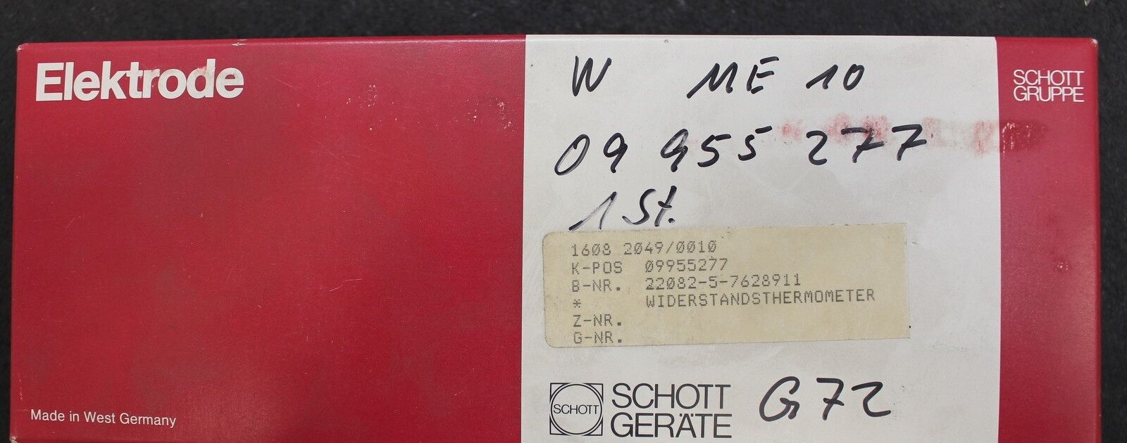 SCHOTT Elektrode Widerstandsthermometer zur PH-Messung 9010/13 mit Pt100