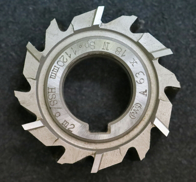 PWS Scheibenfräser nach DIN885 Form A Typ N kreuzverzahnt Ø 63 x 18 x Ø 27mm
