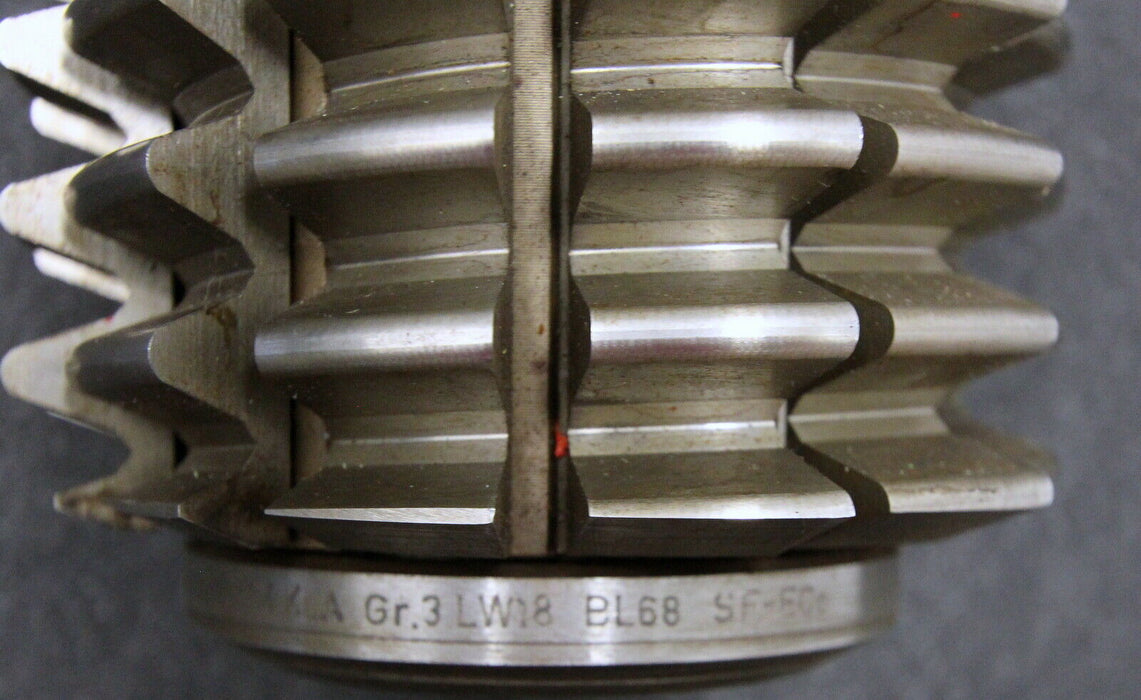 KLINGELNBERG Stollenwälzfräser spline hob m= 5mm 20° - hg= 10,84 Ø110x110xØ32mm