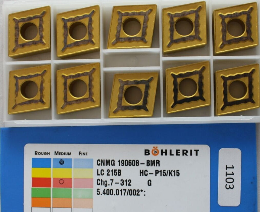 Wendeschneidplatten BOEHLERIT-LMT TOOLS CNMG 190608-BMR  LC 215B HC-P15K15