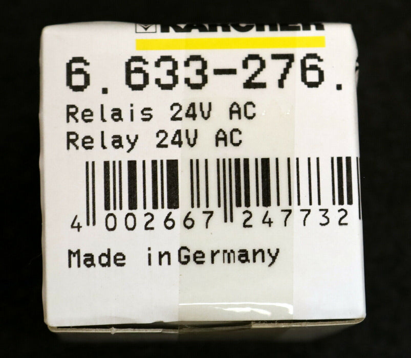 KÄRCHER Relais 6.633-276.0 24VAC - unbenutzt in OVP