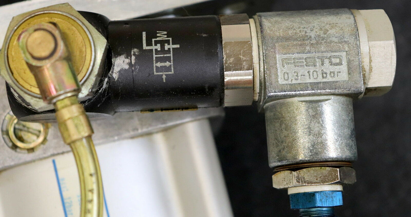 FESTO doppelwirkende Pneumatik-Zylinder DNGU-100-200-PPV-A - Nr.158073 - 12bar