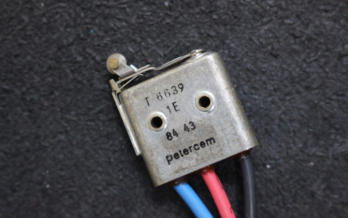 PETERCEM Endlagenschalter T 6639 mit Kontaktrolle - Kabellänge 1000mm
