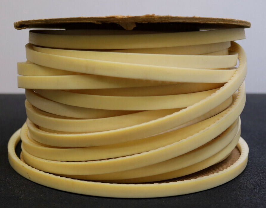 39m PU-Keilriemen 13x8mm gezahnt Teilung 8mm endloss Beige Profil PWR-P13