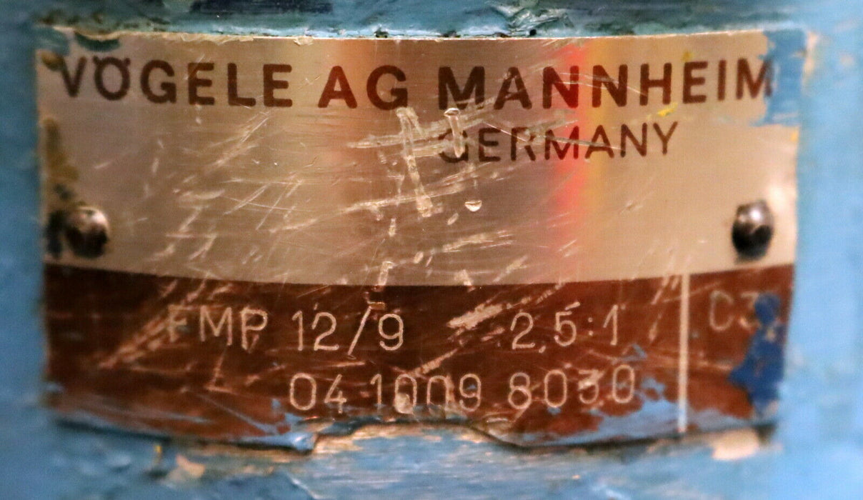 VÖGELE LAVIS Zentralschmierung f. Kran Typ S/FM 4,5P 12B 2,5/1 + FMP 12/9 2,5:1