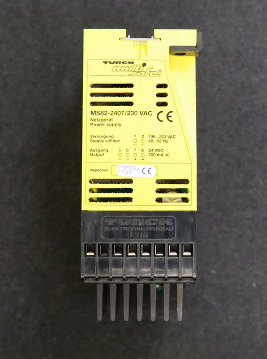 TURCK MULTISAFE Netzteil Power Supply MS 82-2407 / 230VAC Bestl.Nr: 0516200