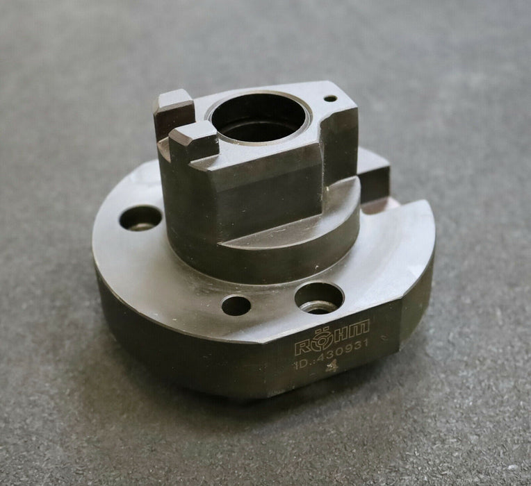 RÖHM Aufnahme ID 1007116 AußenØ 118mm AdapterØ 66mm Gesamthöhe 95mm unbenutzt