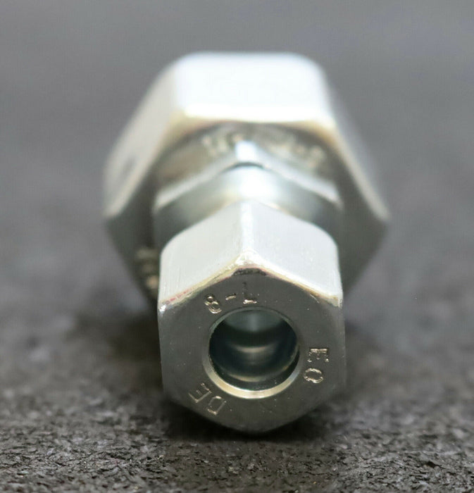 ERMETO 3x Konus-Reduzieranschluss KOR15/8-PL Stahl verzinkt Mutter M22x1,5 PN250