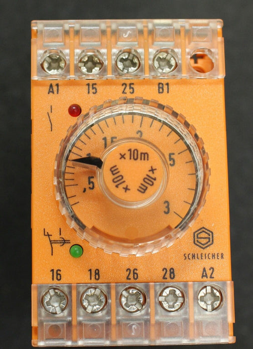 SCHLEICHER Elektronisches Zeitrelais SZT 420 Nr. 05700467 - 220V - t= 1,5s-30min