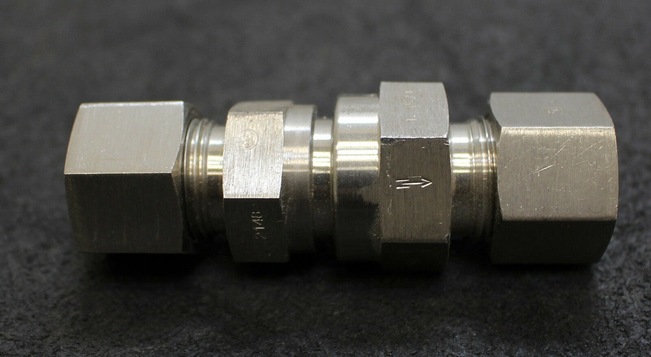 DN8 PN400 Rohraußendurchmesser 12mm Edelstahl 1.4571 Ansprechdruck 1bar