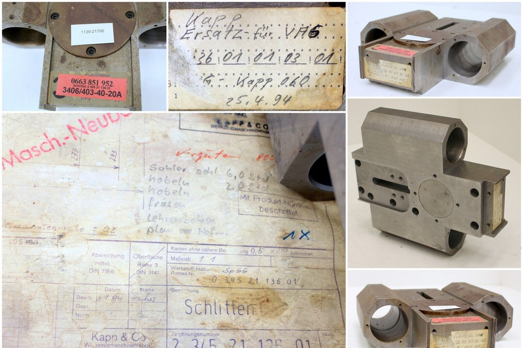 KAPP Schlitten Id.Nr. 2 345 21 136 01