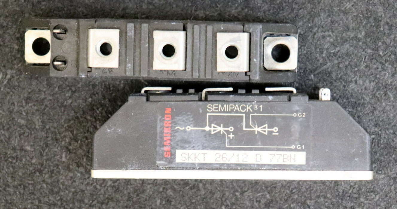 SEMIKRON Thyristor SKKT 26/12 D Semipack 1 3-Pin gebraucht