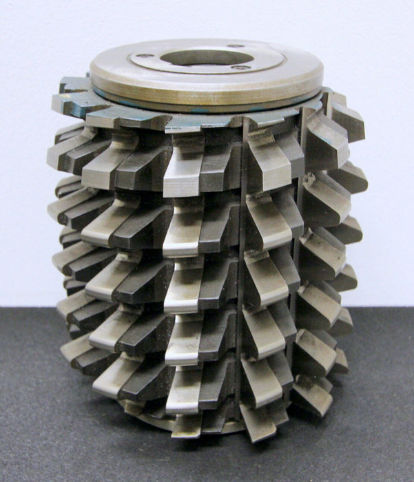 PWS Stollenwälzfräser involute spine hob m= 10mm BP III nach DIN3972 20° EGW Ab