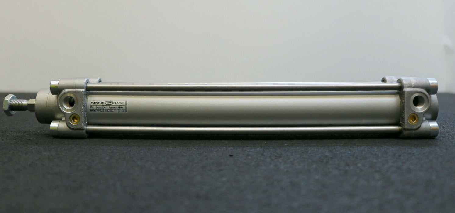 AVENTICS Pneumatikventil Zuganker-Zylinder Typ 0822340007 KolbenØ 32mm Hub 200mm