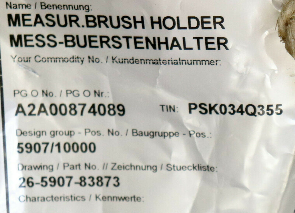 SIEMENS Mess-Bürstenhalter AsA00874089 BG: 5907/10000