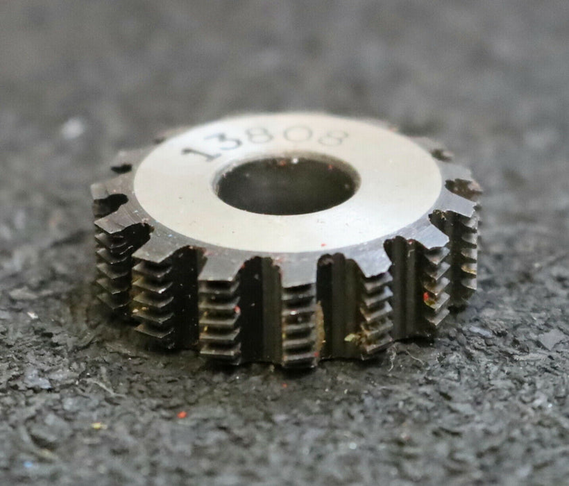MIKRON Wälzfräser No. 13808 - Ø23x7xØ8mm 1gg. Rechts 15 Spanuten